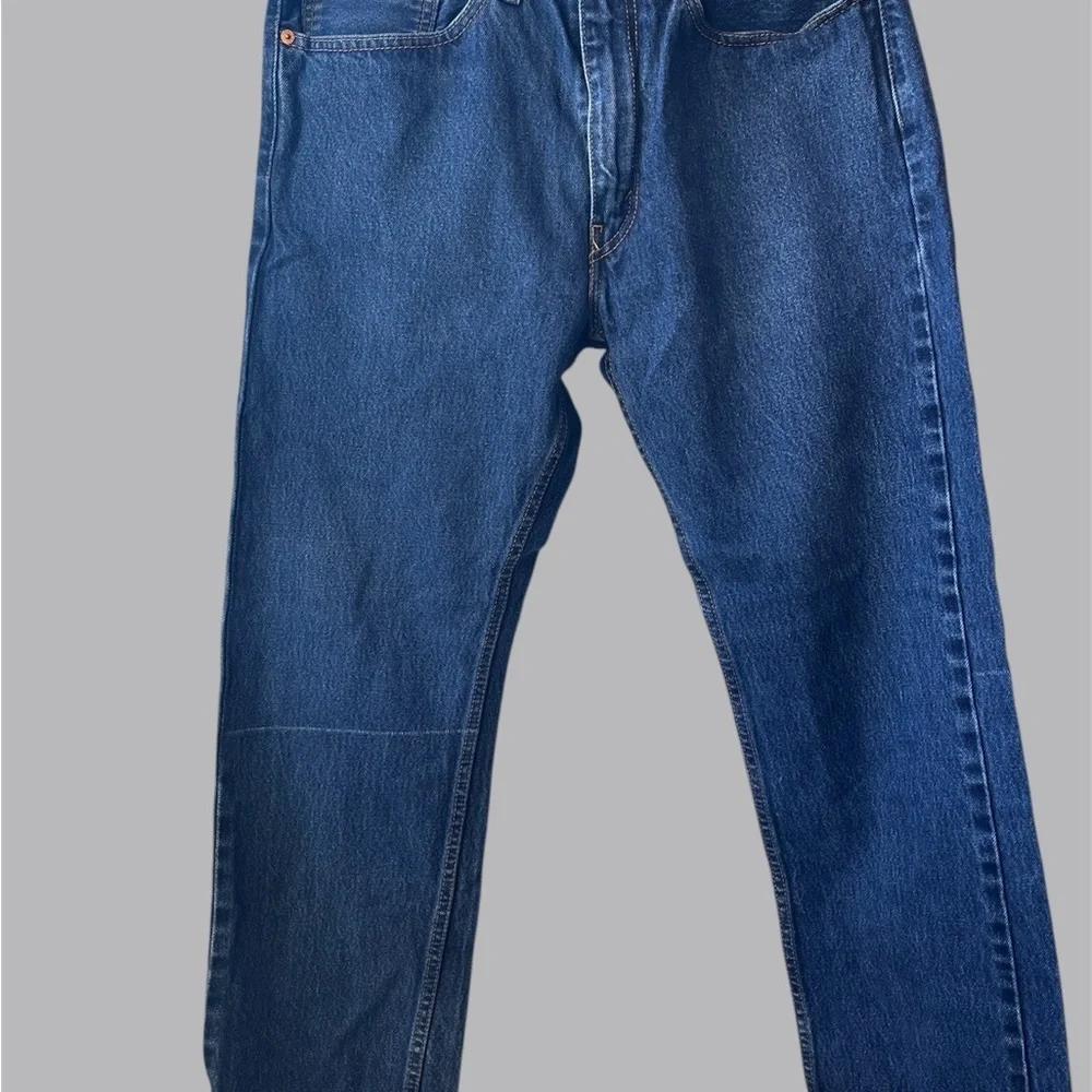 Levi's Blue 505 Straight Jeans Classic Denim